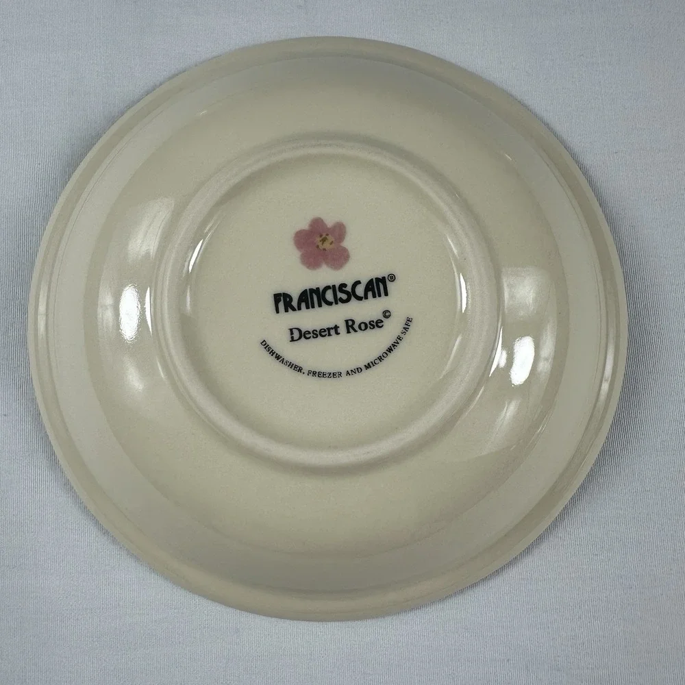 4 Pc Franciscan Desert Rose Fruit Compote Dessert Dishes Bowl Excellent Set Of 4